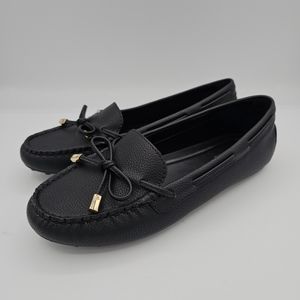 Michael Kors, Black Leather Loafers